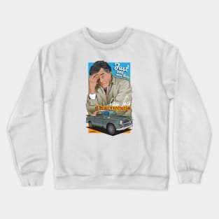 Norbert Takacs - Columbo poster art Crewneck Sweatshirt